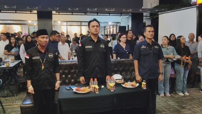 Calon bupati dan wakil bupati, Sahadi - Alexander Edmond dan Sekjend Timses Diamond Stepanus